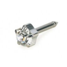 Blomdahl - Naturalny Tytan Medyczny Tiffany 5 mm Crystal