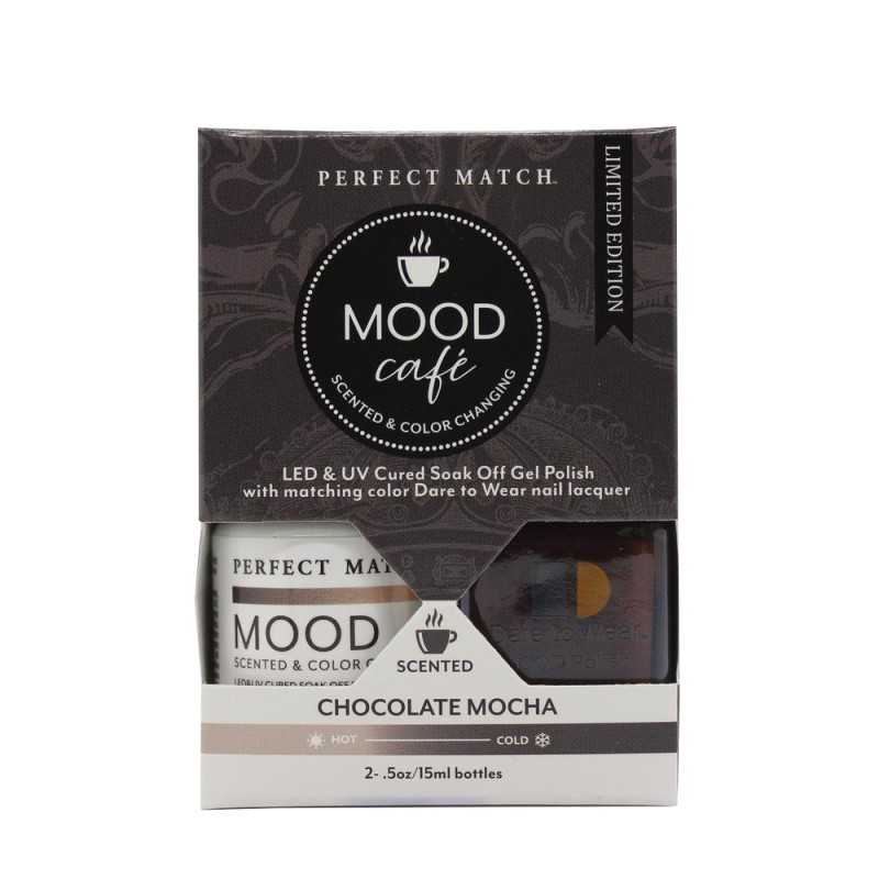 Zestaw lakierów klasyczny i hybrydowy PMMS003 Mood Cafe Chocolate Mocha
