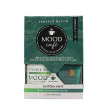 Zestaw lakierów klasyczny i hybrydowy PMMS006 Mood Cafe Matcha Mint