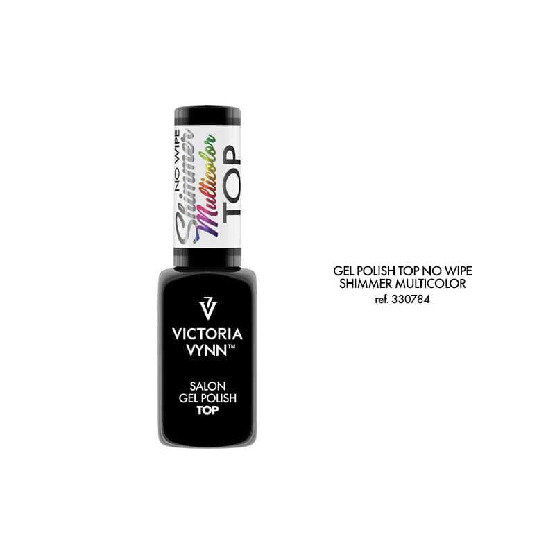 Victoria Vynn top hybrydowy z błyszczącymi wielokolorowymi drobinkami 8 ml
