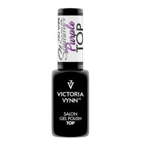 Victoria Vynn Gel Polish Top No Wipe SHIMMER Purple 8ml