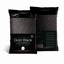Depileve Gold Black Carbon Extra Film Wax 1000 g wosk do depilacji w dropsach