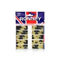 Ronney Profesjonalne wsuwki do włosów  Długie, złoto-czarne 100 szt.