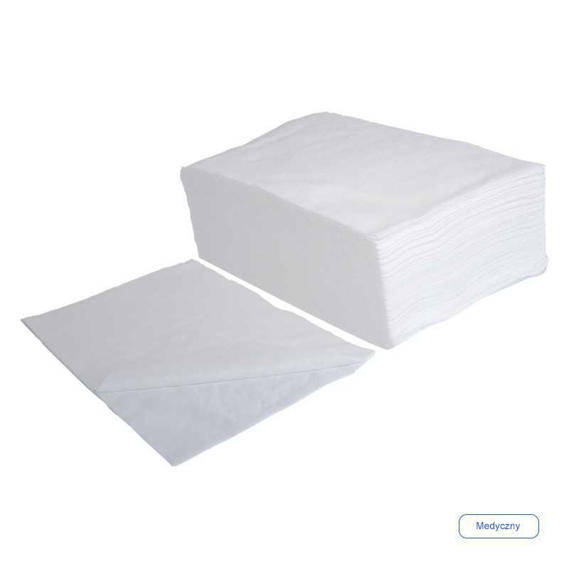Ręcznik medyczny włókninowy (gładki SOFT) 70 cm x 50 cm/40gm2 50 sztuk
