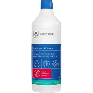 Mediclean MC 210 Surf Clean Preparat do mycia powierzchni zmywalnych CZERWONE OWOCE 1L 