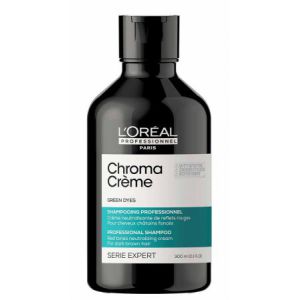 Loreal Chroma Creme zielony szampon neutralizujący ciepłe tony 300ml
